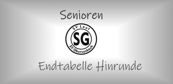 Read more about the article Endtabelle Hinrunde – Senioren
