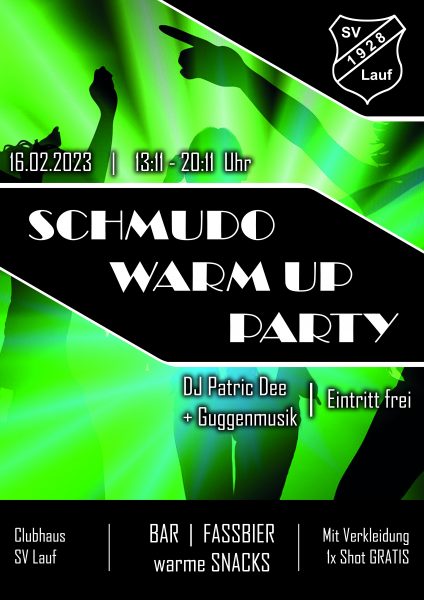 Read more about the article Schmudo Warm-Up Party